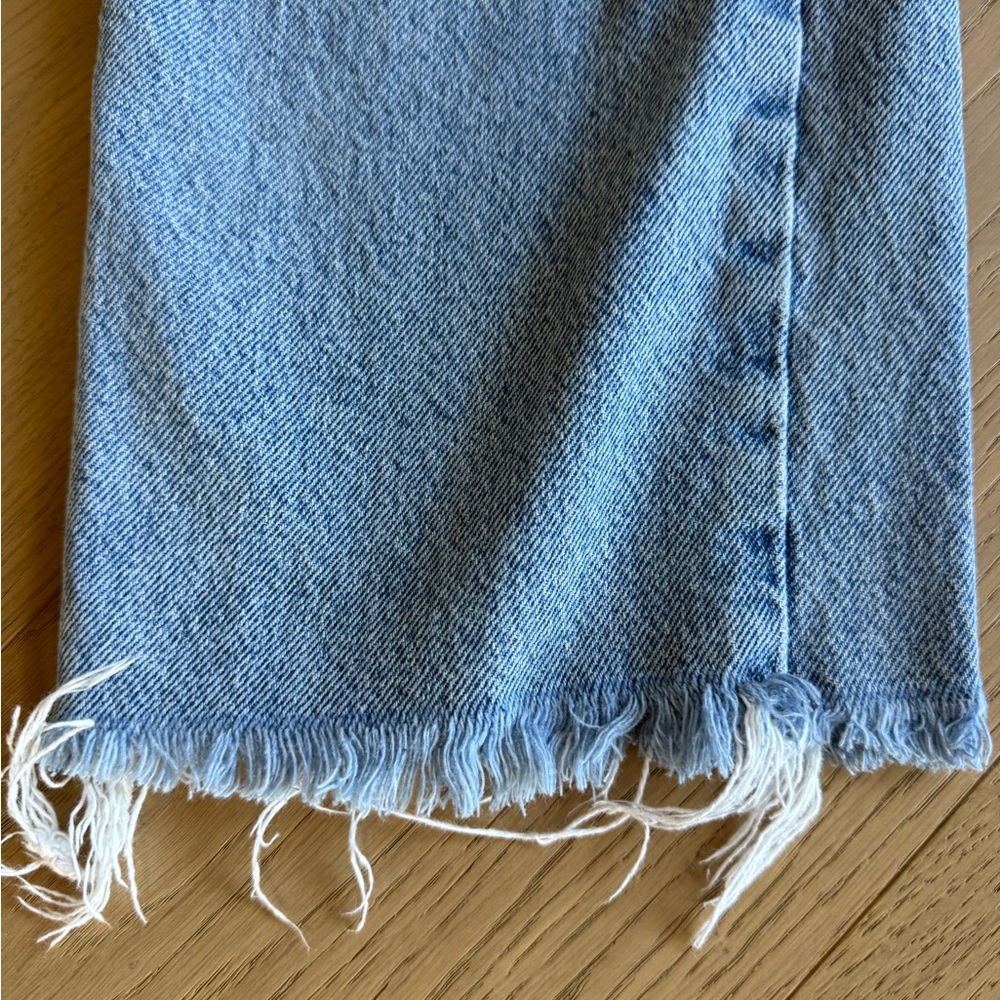 Zara Light Blue Straight Leg Jeans - Picture 5 of 7